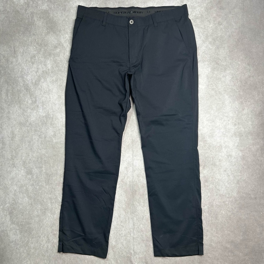 Under Armour UA Showdown Tapered Golf Pants Mens Size 40x32 Navy Meas. 38x31
